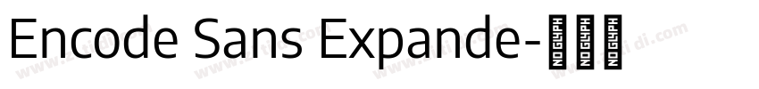 Encode Sans Expande字体转换